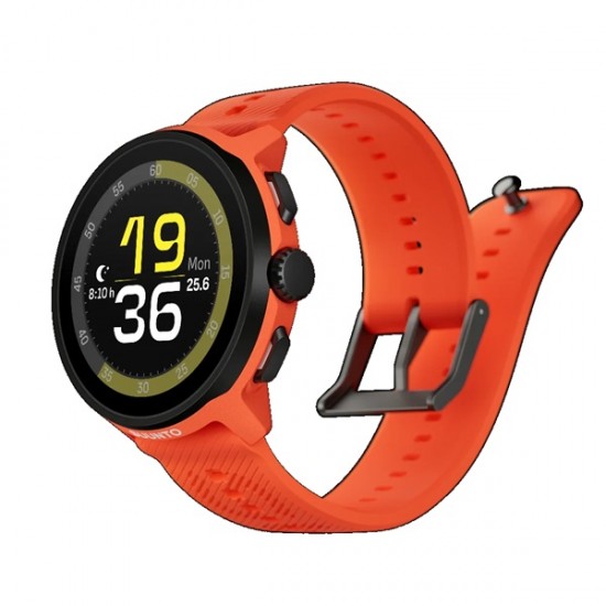 Suunto Run Coral Orange reloj GPS AMOLED liviano para running con música offline